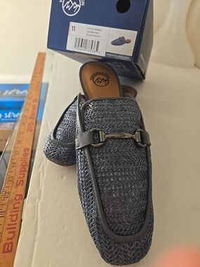 Womens 11M Braided Slip-On Shoes New White Mountain